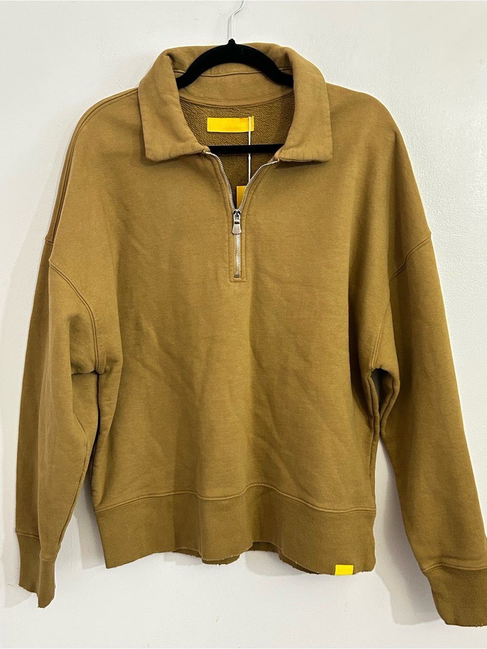 Yellow Label Co 1/4 Zip Collared Sweatshirt XS